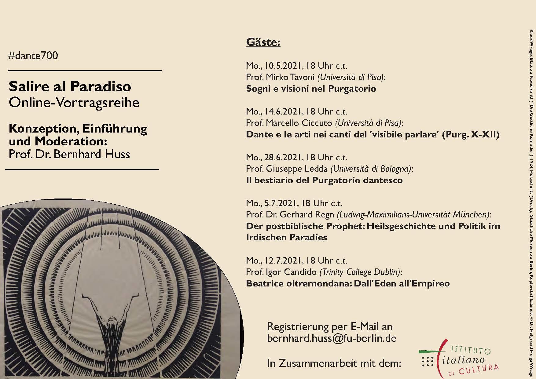 Vortragsreihe "Salire al Paradiso"