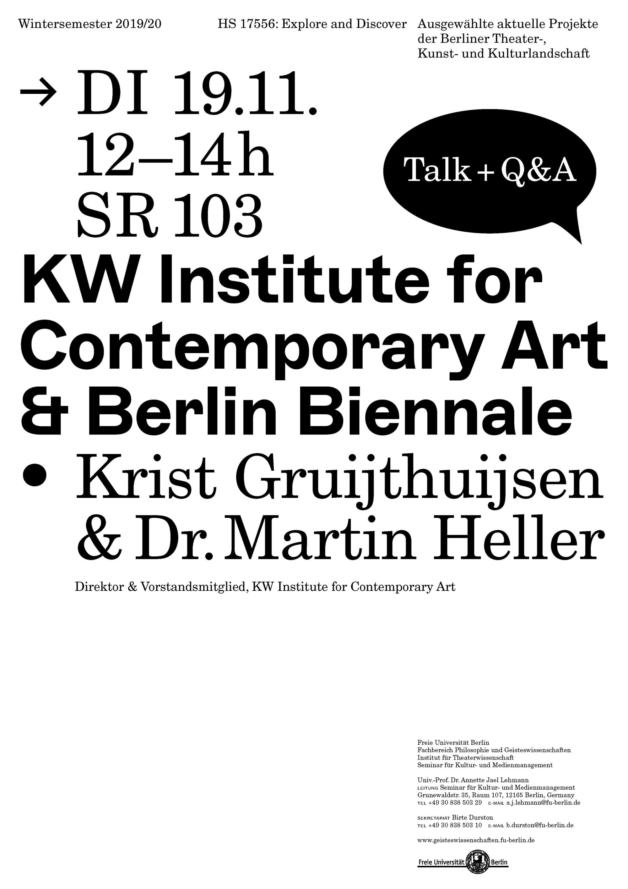 Veranstaltungsplakat