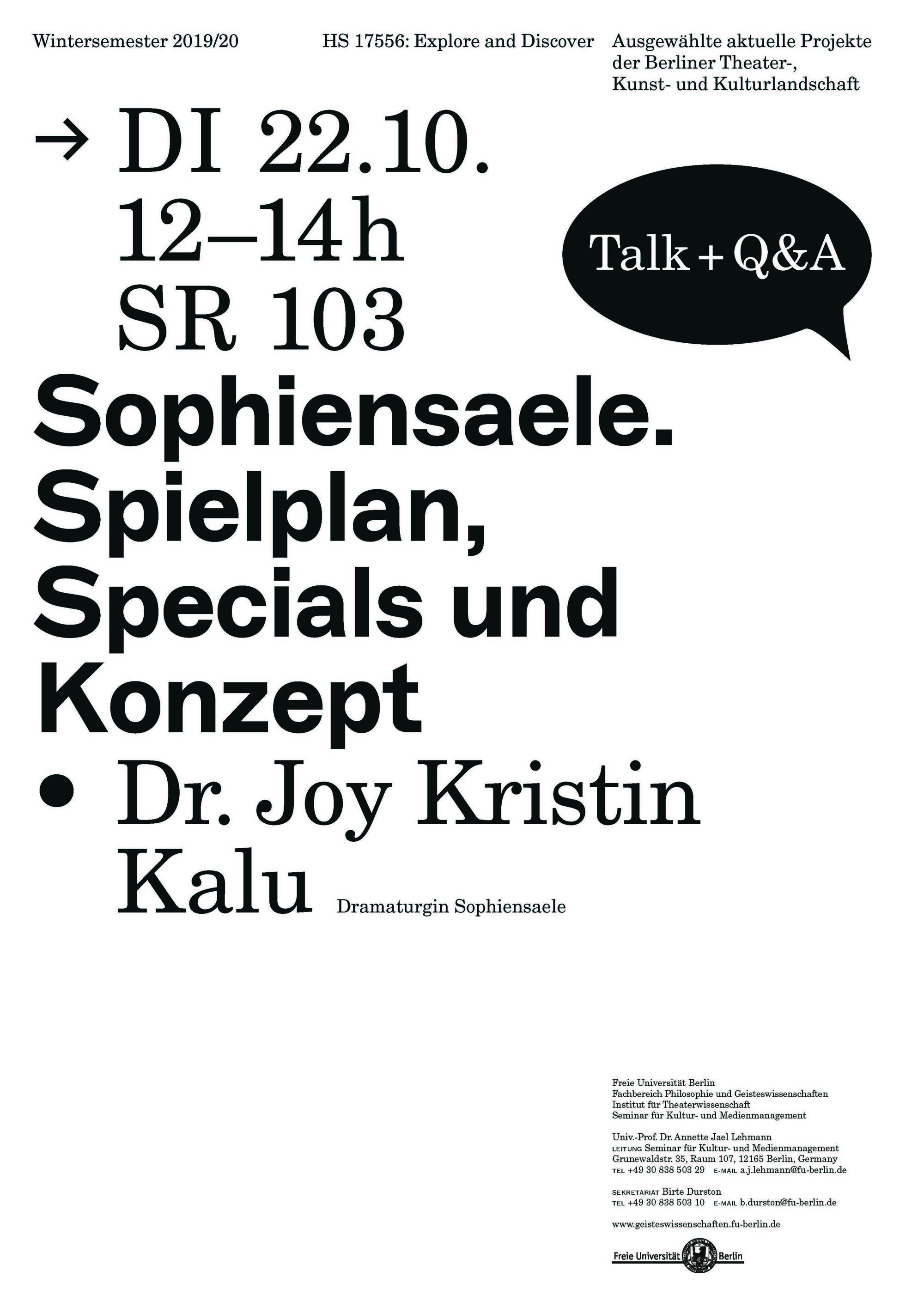 Veranstaltungsplakat