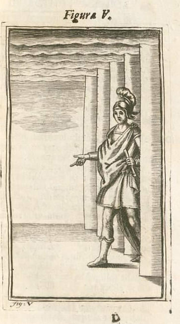 Aus: Franciscus Lang, Dissertatio de actione scenica [...], Ingolstadt 1727.