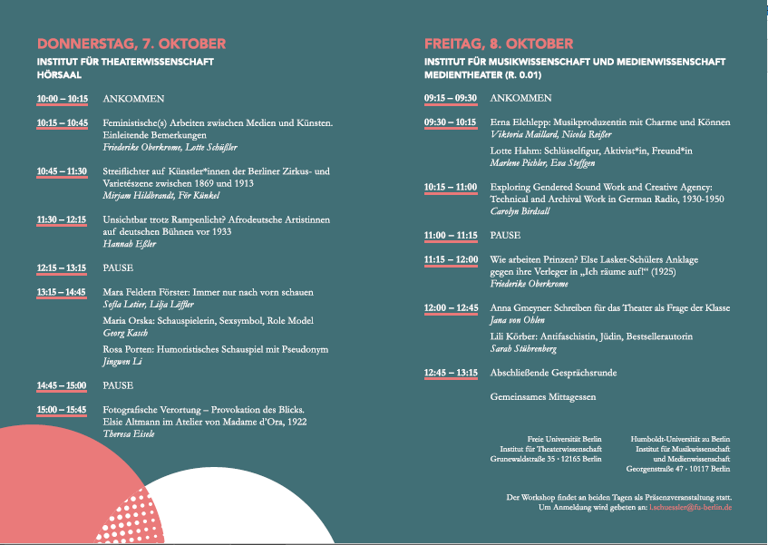 Arbeiten Zwischen Medien und Künsten.